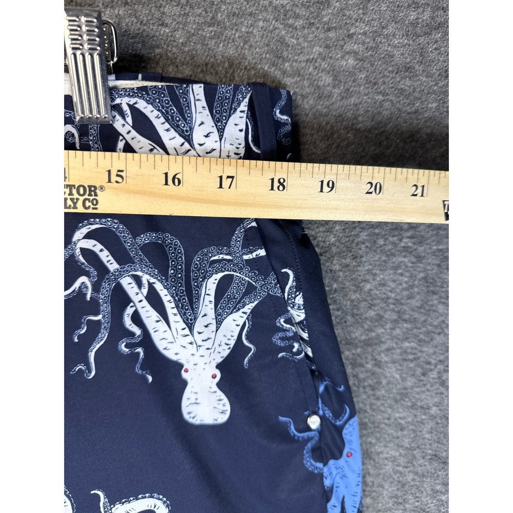 RLX X Billy Horschel Ralph Lauren Mens Size 36‎ Navy Octopus Print Golf Shorts - Picture 5 of 13